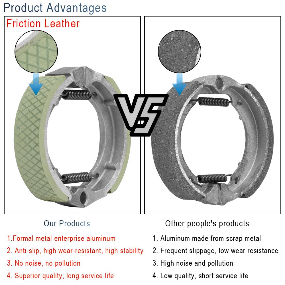 Сменные передние барабанные тормозные колодки SmartScooter, тормозные колодки на передние колеса для Segway Ninebot MAX G30, детали для электрического скутера