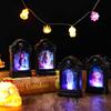 Creative Skull Lamp Retro LED Nightlight Durable Luminous Tombstone Night Light  Secret Room