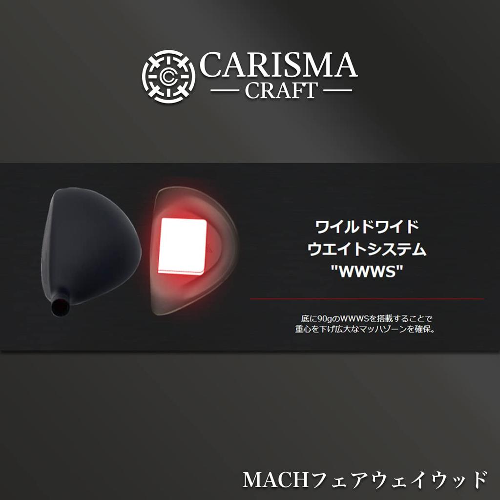 WORKS GOLF Fairway Wood MACH 2-piece Set Hi-Sho Goku MAX Standard 3w: 43 Inches 5w: 42 Inches 15 Degrees R Right-handed