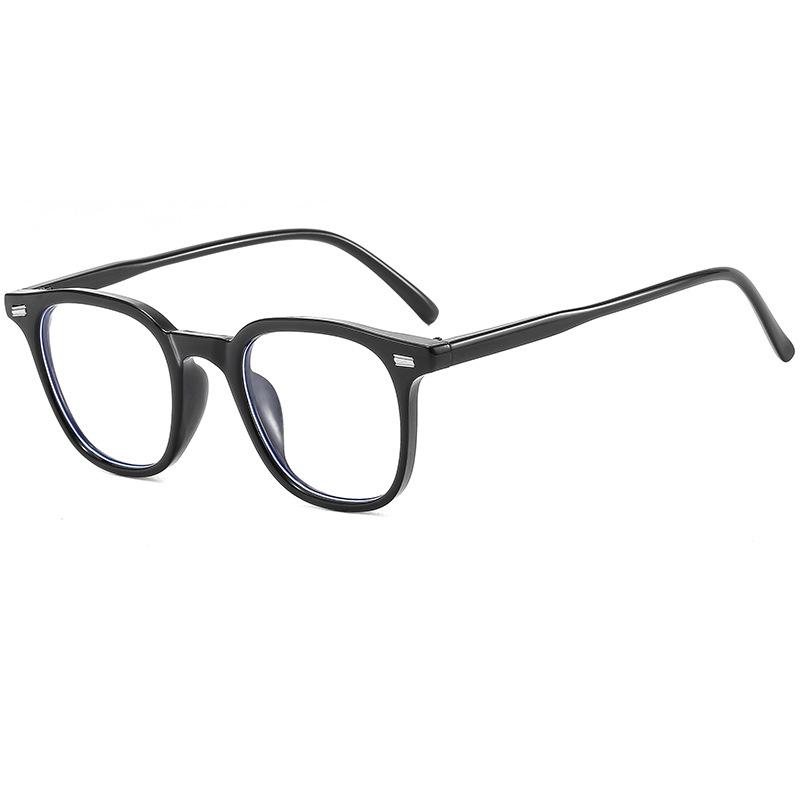 PC full-frame student plain glasses, unisex, non-prescription, decorative eyewear