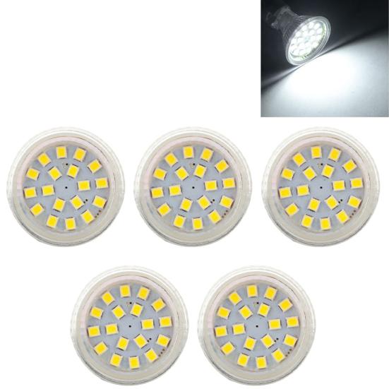 MR11 GU4 5W 12-24V 2835SMD DC Лампа Светодиодный прожектор Замените галогенный светильник