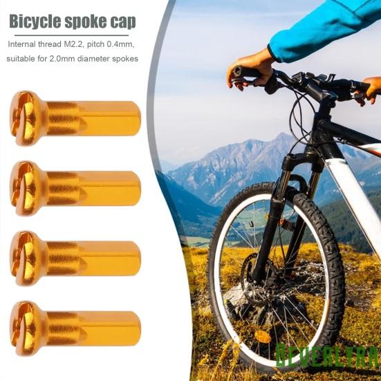 10Pcs Bicycle Spoke Cover Aluminum Alloy Spoke Nipples Easy Installation Bicycle Parts for MTB Road Bikes