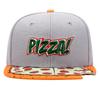 Sproutsy Men's Baseball Cap, Funny and Stylish, Unisex, Bitten Pizza! (Gray)