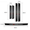 AHK1   Car Door Sill Protector Stickers Threshold Non-slip Pad Mat For Citroen Celysee C6 C3 C5 C1 C2 C4 Aircross Picasso Cactus Berlin