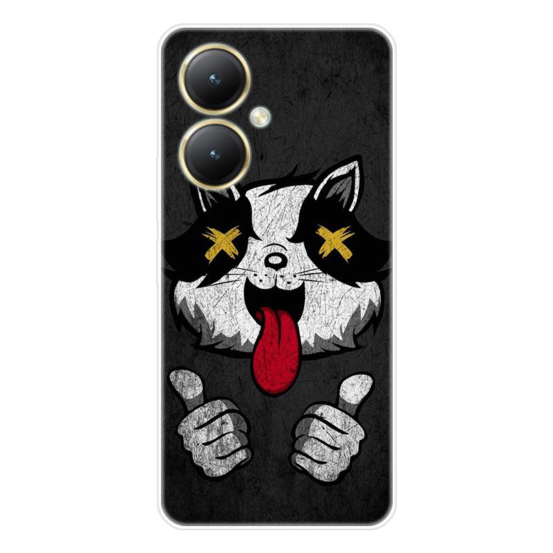 Для Vivo Y27 4G Y 27 5G чехол Мягкая силиконовая задняя крышка Чехол для телефона с рисунком из мультфильма Разнообразие