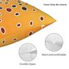 Brown Trout Skin Square Pillowcase Polyester Linen Velvet Printed Zip Decorative Throw Pillow Case Room Cushion Case