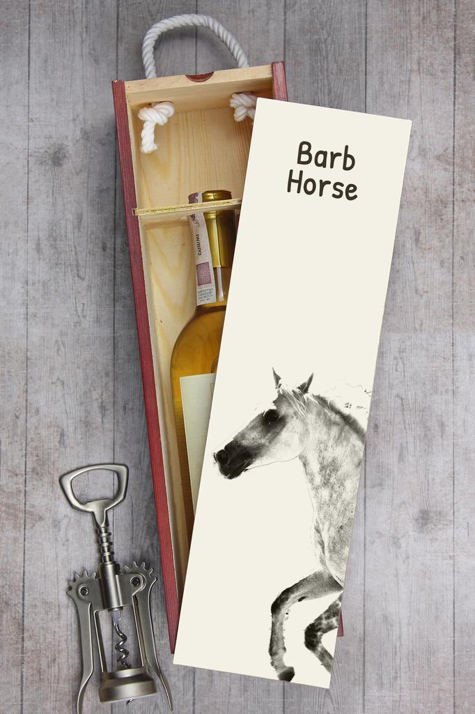 Barb Horse – Wine box with a horse, alcohol box with graphics | Art-Dog