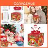 Santa Claus Money Saving Box With Red Paper Material For Christmas Party Decor And Souvenir
