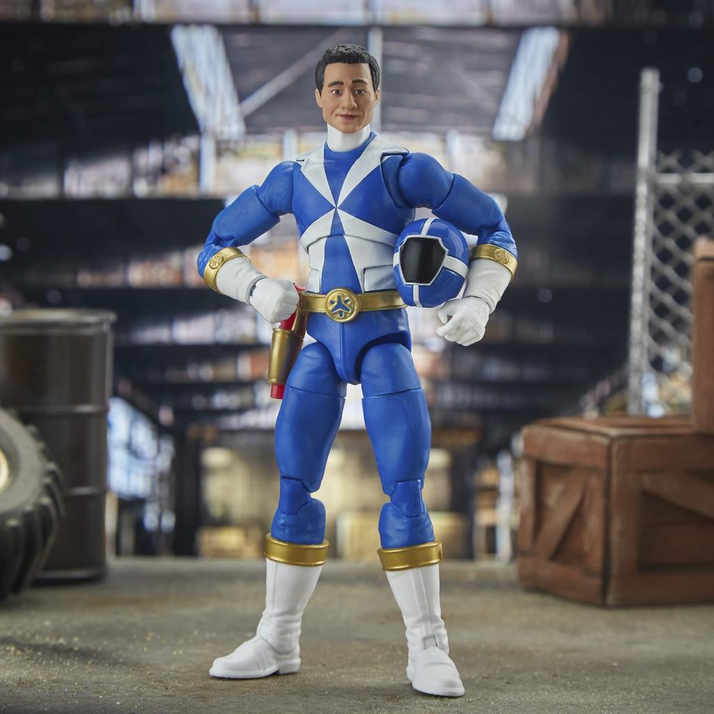 Power Rangers Lightning Collection Lightspeed Rescue Синий Рейнджер 6-дюймовая Премиальная Коллекционная Фигурка Игрушка с Аксессуарами, для Возраста от 4 лет