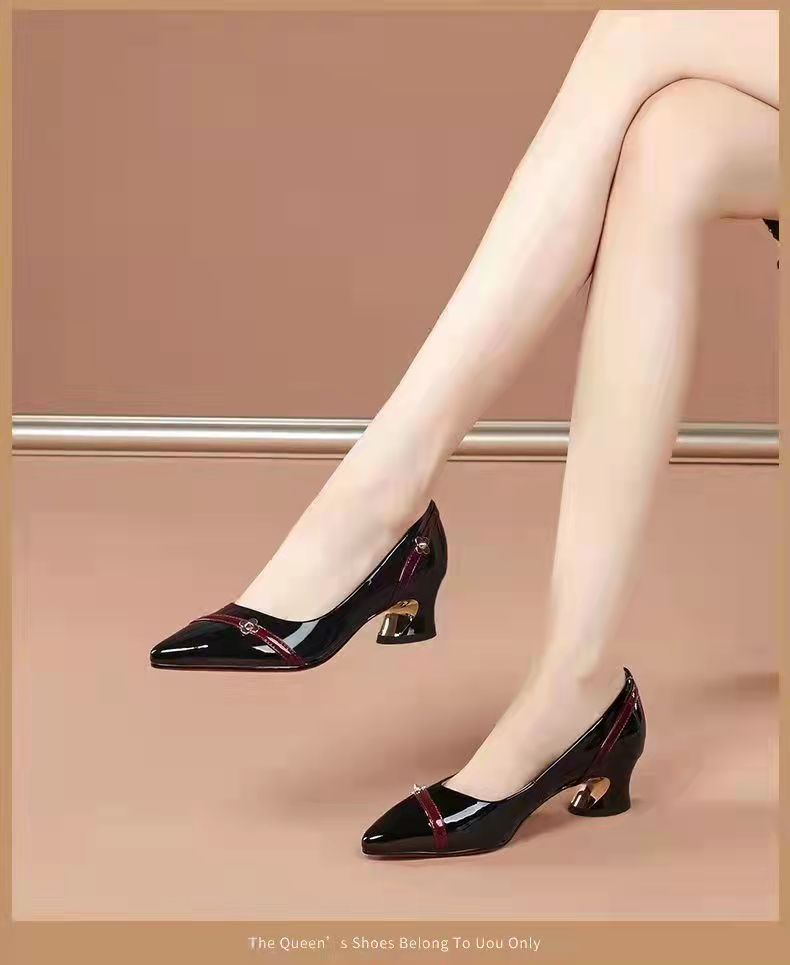 Новые дизайнерские сандалии на толстом каблуке, удобные, с цветами, неглубокие, модные, с квадратной пряжкой, дешевые туфли-одиночки, рабочая обувь для женщин