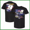 Чейз Эллиотт Коллекция команды Hendrick Motorsports Патриотическая футболка с машиной NAPA