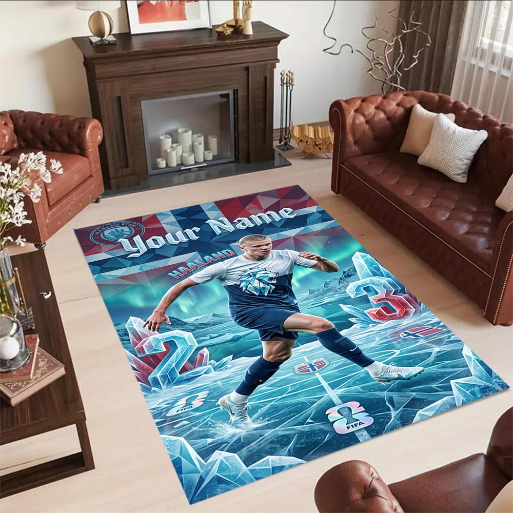 Haaland Personalized Name Floor Mat Suitable For Outdoor Decorate Room Study Room Dining Room Antislip Carpet Decorate Offices Best For Christmas