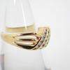 [Pre-owned] 18K Yellow Gold Diamond 0.37ct Ring Size 10 (j41-2)