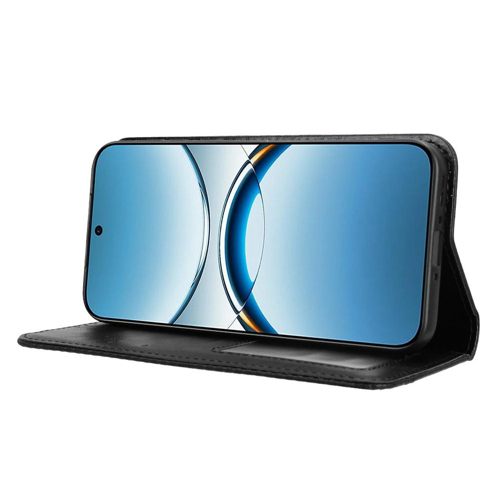 Кожаный чехол-кошелек с подставкой, ретро-текстурой, для Oppo Find X8 5G