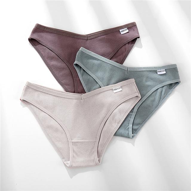 FINETOO Модные трусики с V-образной талией, женские хлопковые трусы M-4XL, нижнее белье больших размеров, женские удобные трусы, женские трусики, нижнее белье