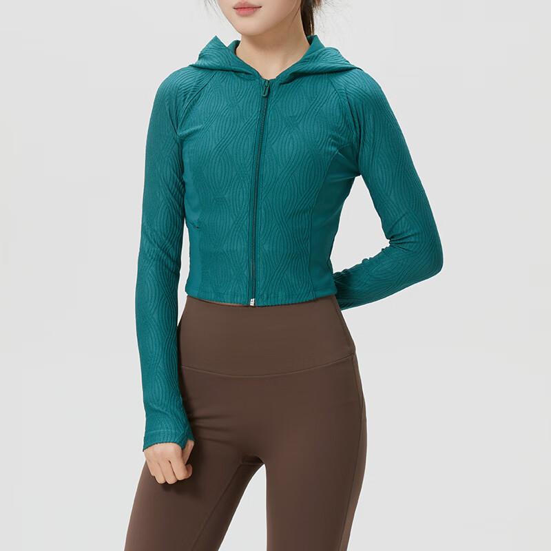 Under Armour Эластичный топ с капюшоном и длинным рукавом для фитнеса женский tops 6011036-338