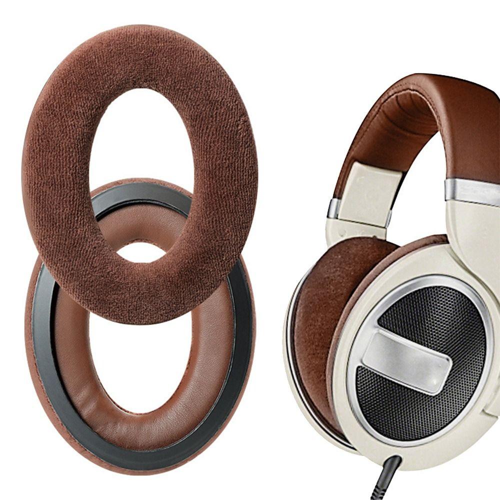 Earpads Earphone Earmuff Ear Pads For Sennheiser HD418 Leather Earphone Case Replacement Earpads