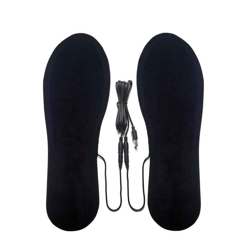 Стельки с подогревом, перезаряжаемые через USB - электрические грелки для ног на всю подошву