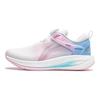 Кроссовки Li Ning Kids Kunpeng 2.0 из ткани, простые, прочные, дышащие, с низким верхом, детские кроссовки, белые, розовые YKFU002-4