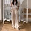 New Arrivals Open Run Women Summer Long Pants Elastic Wide Pants