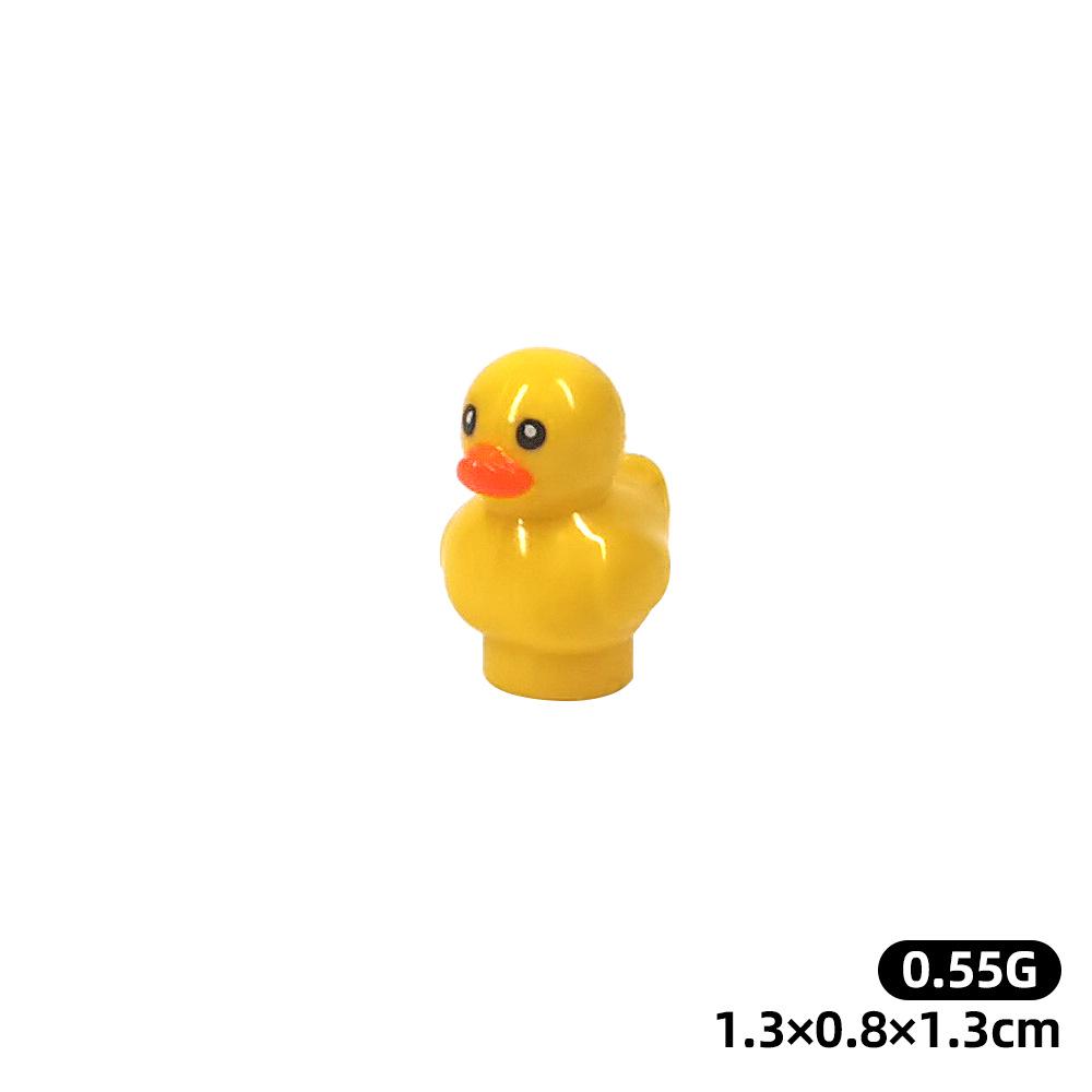 Детали для DIY с принтом животных: Коза, Чайка, Пингвин, Рыба, Овца - Совместимы с MOC Игрушками-конструкторами