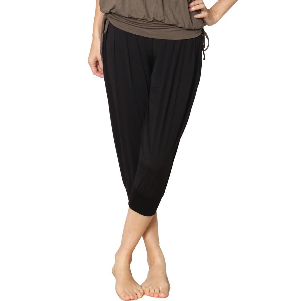 Один Йога GYM Шаровары Йога Черный Панельный(T) Женские брюки, Брюки, Низ, Одежда, Влагоотводящие, Легкие,