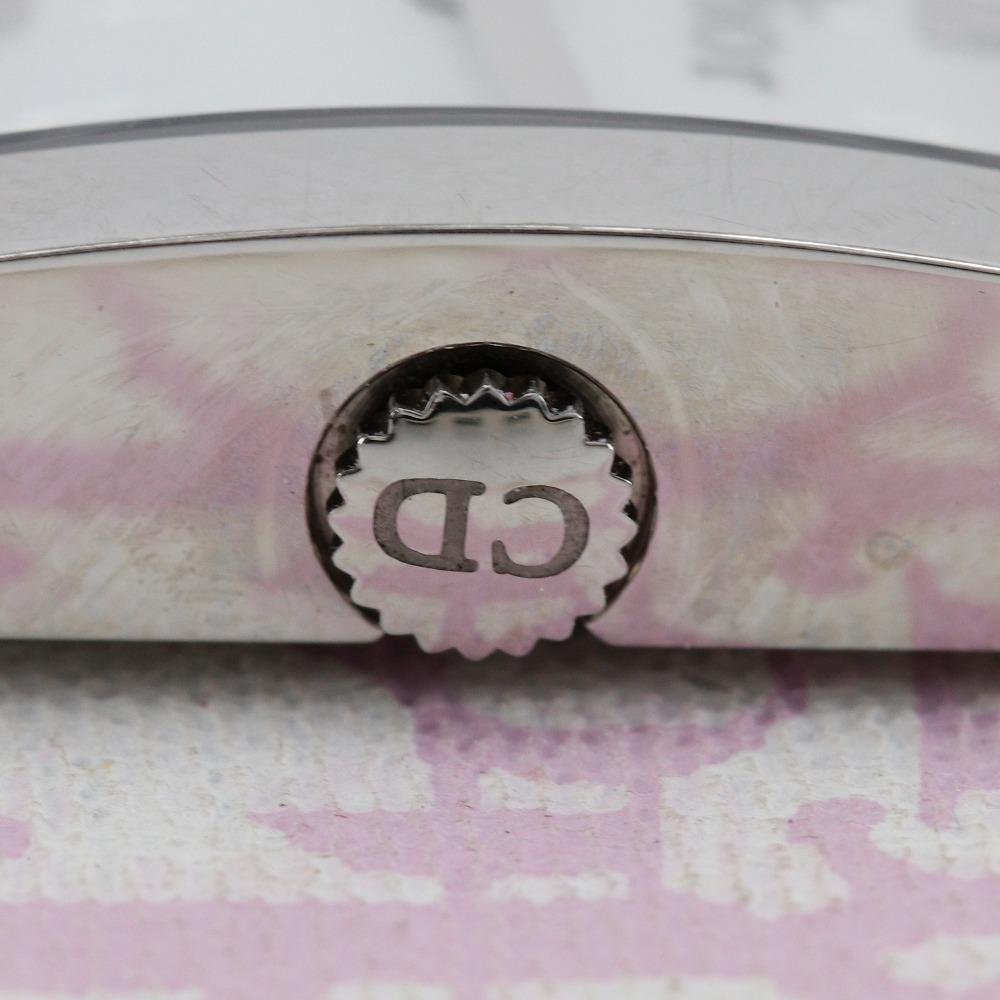 Dior Maris Watches D78-109 Белый перламутровый циферблат Нержавеющая сталь/кожа Кварцевый Аналоговый дисплей Женские Б/у