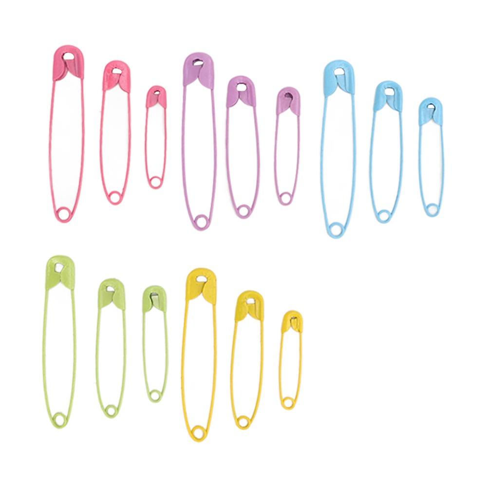 325Pcs Steel wire Candy Colored Safety Pins Garment sewing temporary fixing