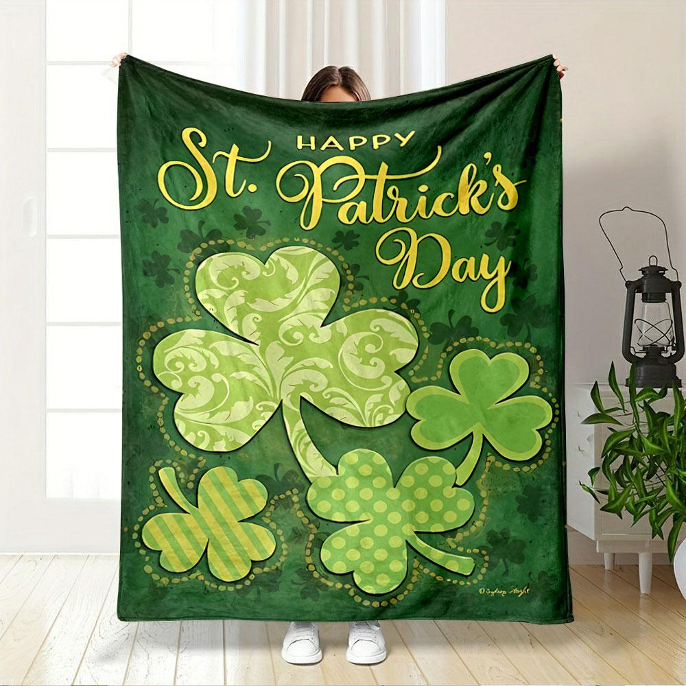 St. Patrick's Day Blanket for all seasons blanket lunch break throw gift