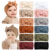 Newborn Baby Headband For Girls Elastic Knit Children Turban Baby Bows Soft Nylon Kids Headwear Hair Accessories