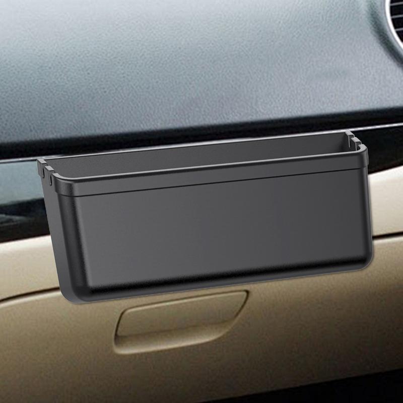 Прочный боковой ящик для хранения на двери автомобиля, клейкий ящик для стены, простая установка, органайзер для мелких предметов, клейкий ящик для монет для автомобиля