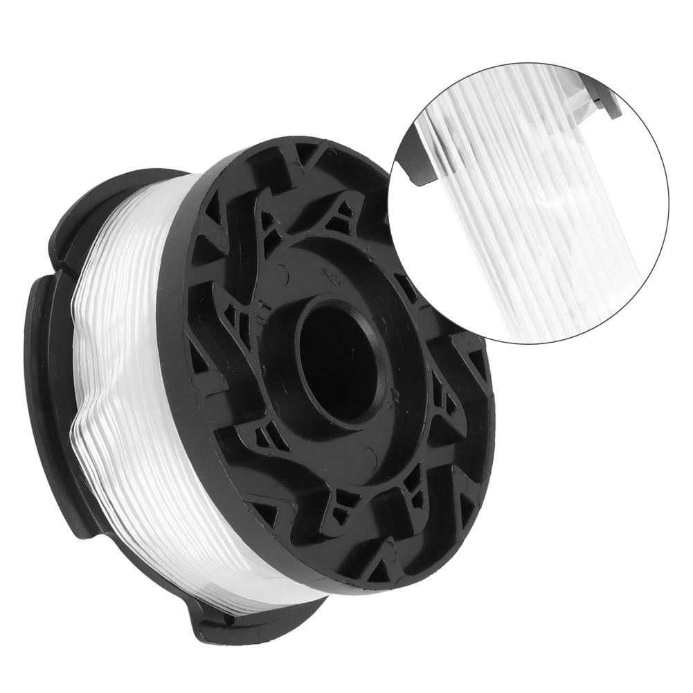 6Pcs Lawn Mower Spool with Cover Replacement Accessories Parts Fit for BLACkDECKER AF100