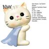 Adhesive Wall Decor Cute Cat Light Switch Sticker, Adorable Kitten Self?Adhesive Socket Panel Living Room Surround Cover Decor, Indoor Home for Kids