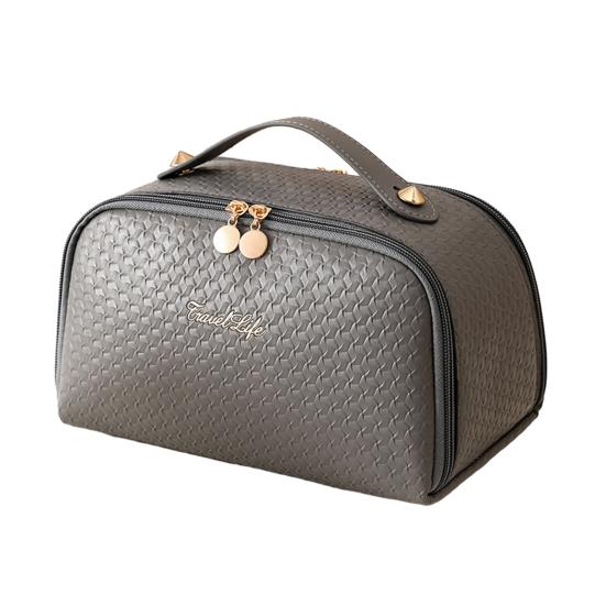 Дорожная косметичка женская водонепроницаемая органайзер для косметики с верхней ручкой косметичка с влажным отделением для деловых поездок отпуска