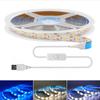 Светодиодная лента 5V USB со переключателем, декоративная лента для подсветки дома, комнаты 1м 2м 3м 5м