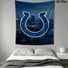 Indianapolis Colts Wall Tapestry Aesthetic Wall Hanging Printed Fabric Blanket Decorative Tapestries for Bedroom Living Room Home Decor
