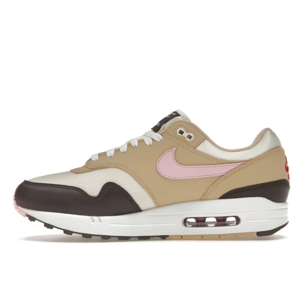 Nike Air Max 1 Valentines Day Women Sneakers Tan Sail Light-Soft-Pink FZ4346-200