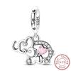 Original 925 Sterling Silver Charms Heart Bead Love Mom Pendant Fit Original Bracelet For Women DIY Jewelry Mother's Day Gift