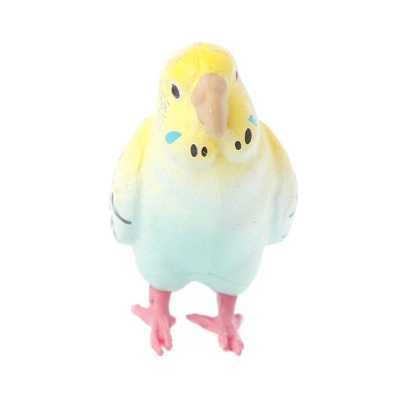 Cute Small Parrot Bird Simulation Model House Office Desk Decoration Ornaments