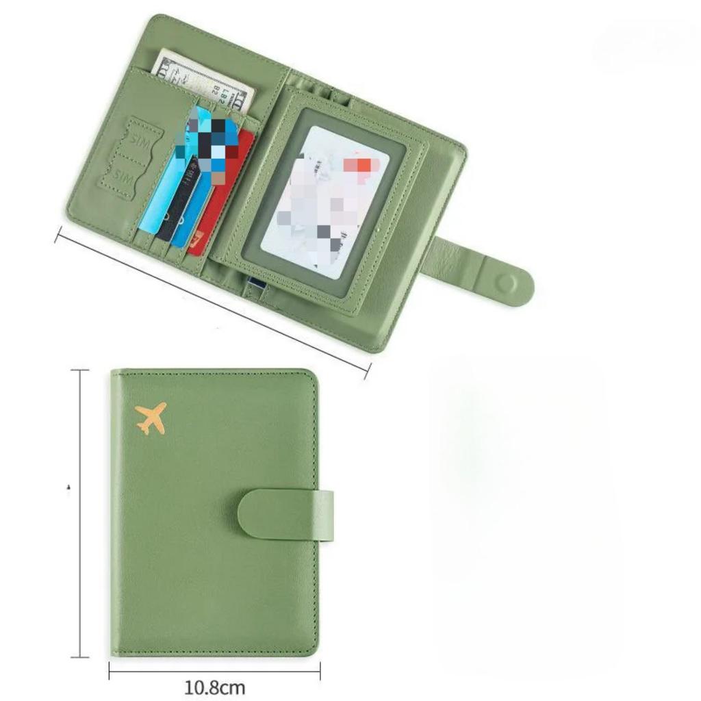 RFID Обложка для паспорта Чехол Обложка для паспорта Многофункциональный кошелек для паспорта ID Держатель кредитной карты Дорожный кошелек Дорожные аксессуары