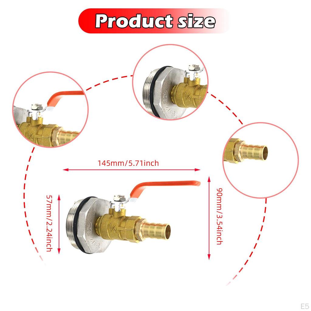 Адаптер для бочкового крана Бочка для 55 галлонов 2-дюймовая резьба Широкое горло Клапан-дозатор
