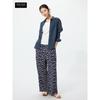 Uniqlo Длинные брюки с принтом из японского вискозы