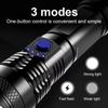 Portable 4 Modes LED Flashlights Zoomable USB Rechargeable Emergency Camping Light Waterproof Super Bright Torch Light Outdoor