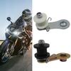 Motorcross Adjuster Wheel with Spring Guide Tensioner Black White Motorcycle Chain Roller Tensioner