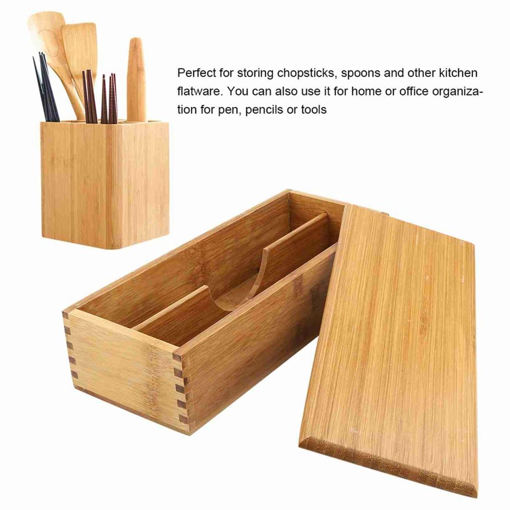 Durable Chopsticks Box Portable Storage Box Neat Tableware Organizer Restaurant Use