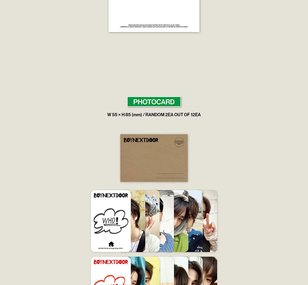 BOYNEXTDOOR [КТО!] 1-й сингл-альбом