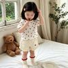 Baby Summer Suit Girls Cute Thin Short-Sleeved T-Shirt Plus Fashionable Lace Shorts Summer Baby Children'S Clothing