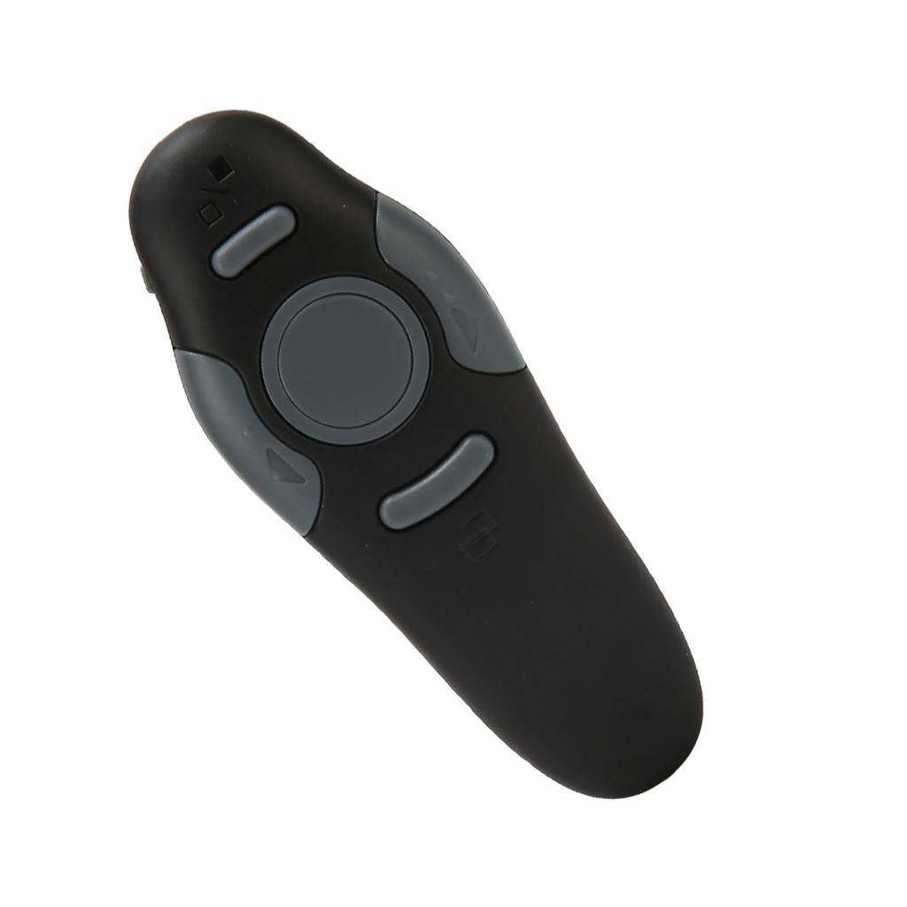 Presentation Clicker 2.4Ghz 49.2ft Control Range Plug and Play Frosted USB Presentation Clicker for