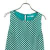 MARELLA SPORT Dot Pattern No sleeve one piece Green system Women Used