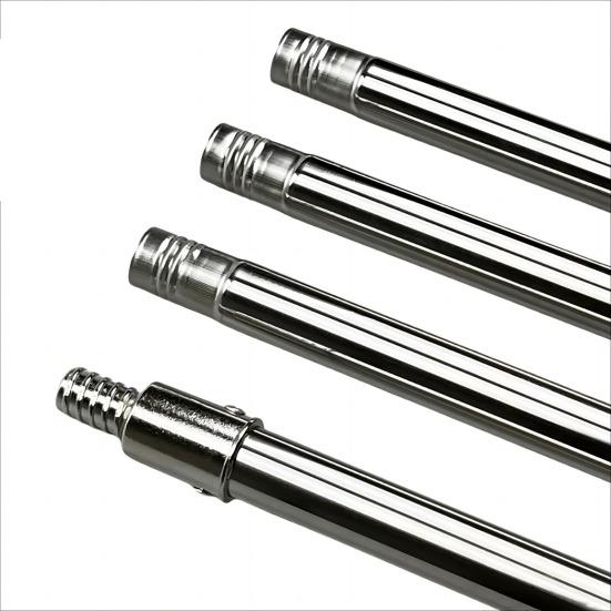 Щетка для пола с металлической щетиной, проволочная щетка из нержавеющей стали с длинной ручкой